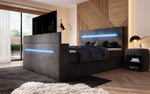 Lade das Bild in den Galerie-Viewer, Luxuriöses Sejour Boxspringbett mit TV-Lift, RGB-Beleuchtung und Stauraum
