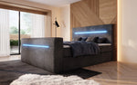 Lade das Bild in den Galerie-Viewer, Luxuriöses Sejour Boxspringbett mit TV-Lift, RGB-Beleuchtung und Stauraum
