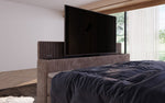 Lade das Bild in den Galerie-Viewer, Luxuriöses Sejour Boxspringbett mit TV-Lift, RGB-Beleuchtung und Stauraum
