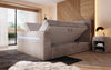 Sejour Boxspringbett mit TV-Lift, RGB-Beleuchtung, Stauraum – Luxuriöses Cord-Design