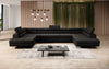 Luxuriöses Designer Sofa Taormina mit Schlaffunktion, Klappfunktion & Stauraum in Bouclé