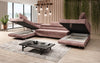 Luxuriöses Cord-Schlafsofa Taormina: Vielseitige Klappfunktion, Stauraum, Komfort & Stil