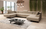 Lade das Bild in den Galerie-Viewer, Luxuriöses Designer Sofa Taormina mit Schlaffunktion, Klappfunktion &amp; Stauraum in Bouclé
