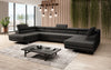 Luxuriöses Designer Sofa Taormina mit Schlaffunktion, Klappfunktion & Stauraum in Bouclé