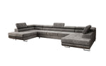 Lade das Bild in den Galerie-Viewer, Luxuriöses Cord-Schlafsofa Taormina: Vielseitige Klappfunktion, Stauraum, Komfort &amp; Stil
