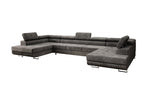 Lade das Bild in den Galerie-Viewer, Luxuriöses Cord-Schlafsofa Taormina: Vielseitige Klappfunktion, Stauraum, Komfort &amp; Stil
