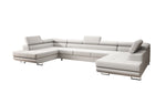 Lade das Bild in den Galerie-Viewer, Luxuriöses Designer Sofa Taormina mit Schlaffunktion, Klappfunktion &amp; Stauraum in Bouclé
