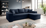 Lade das Bild in den Galerie-Viewer, Luxuriöses Designer Ecksofa Denver Kunstleder Schlafsofa mit Klappfunktion Modern Komfortabel

