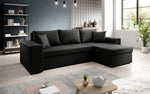 Lade das Bild in den Galerie-Viewer, Luxuriöses Designer Ecksofa Denver Kunstleder Schlafsofa mit Klappfunktion Modern Komfortabel
