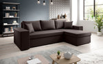 Lade das Bild in den Galerie-Viewer, Luxuriöses Designer Ecksofa Denver Kunstleder Schlafsofa mit Klappfunktion Modern Komfortabel
