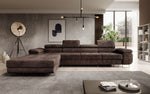 Lade das Bild in den Galerie-Viewer, Luxuriöses Designer Sofa Calvera Maxi mit Schlaf- und Klappfunktion, Cord Bezug
