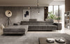 Luxuriöses Designer Sofa Calvera Maxi mit Schlaf- und Klappfunktion, Cord Bezug