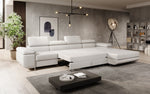 Lade das Bild in den Galerie-Viewer, Elegantes Calvera Maxi Bouclé Ecksofa mit Schlaf- und Stauraumfunktion
