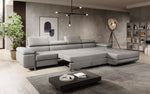 Lade das Bild in den Galerie-Viewer, Elegantes Calvera Maxi Bouclé Ecksofa mit Schlaf- und Stauraumfunktion
