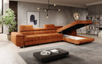 Lade das Bild in den Galerie-Viewer, Luxuriöses Designer Sofa Calvera Maxi mit Schlaf- und Klappfunktion, Cord Bezug
