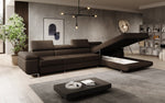 Lade das Bild in den Galerie-Viewer, Elegantes Calvera Maxi Bouclé Ecksofa mit Schlaf- und Stauraumfunktion
