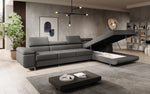Lade das Bild in den Galerie-Viewer, Elegantes Calvera Maxi Bouclé Ecksofa mit Schlaf- und Stauraumfunktion
