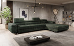 Lade das Bild in den Galerie-Viewer, Luxuriöses Designer Sofa Calvera Maxi mit Schlaf- und Klappfunktion, Cord Bezug
