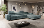 Lade das Bild in den Galerie-Viewer, Luxuriöses Designer Sofa Calvera Maxi mit Schlaf- und Klappfunktion, Cord Bezug
