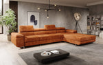 Lade das Bild in den Galerie-Viewer, Luxuriöses Designer Sofa Calvera Maxi mit Schlaf- und Klappfunktion, Cord Bezug
