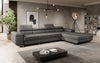 Elegantes Calvera Maxi Bouclé Ecksofa mit Schlaf- und Stauraumfunktion