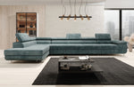 Lade das Bild in den Galerie-Viewer, Luxuriöses Designer Cord Ecksofa mit Schlaffunktion – Modern, Vielseitig &amp; Bequem

