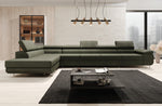 Lade das Bild in den Galerie-Viewer, Designer Bouclé Schlafsofa: Großes Ecksofa mit Klappfunktion für Wohnzimmer
