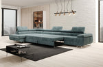 Lade das Bild in den Galerie-Viewer, Luxuriöses Designer Cord Ecksofa mit Schlaffunktion – Modern, Vielseitig &amp; Bequem
