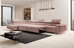 Lade das Bild in den Galerie-Viewer, Luxuriöses Designer Cord Ecksofa mit Schlaffunktion – Modern, Vielseitig &amp; Bequem
