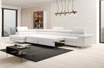Lade das Bild in den Galerie-Viewer, Designer Bouclé Schlafsofa: Großes Ecksofa mit Klappfunktion für Wohnzimmer
