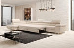 Lade das Bild in den Galerie-Viewer, Designer Bouclé Schlafsofa: Großes Ecksofa mit Klappfunktion für Wohnzimmer
