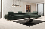 Lade das Bild in den Galerie-Viewer, Luxuriöses Designer Cord Ecksofa mit Schlaffunktion – Modern, Vielseitig &amp; Bequem
