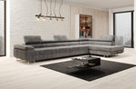 Lade das Bild in den Galerie-Viewer, Luxuriöses Designer Cord Ecksofa mit Schlaffunktion – Modern, Vielseitig &amp; Bequem

