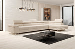 Lade das Bild in den Galerie-Viewer, Designer Bouclé Schlafsofa: Großes Ecksofa mit Klappfunktion für Wohnzimmer
