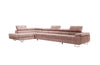 Luxuriöses Designer Cord Ecksofa mit Schlaffunktion – Modern, Vielseitig & Bequem
