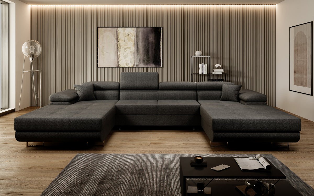 Luxuriöses Calvera U-Sofa: Verwandlungsfähig, Bequem, Stilvoll – Ideal für Ihr Wohnzimmer