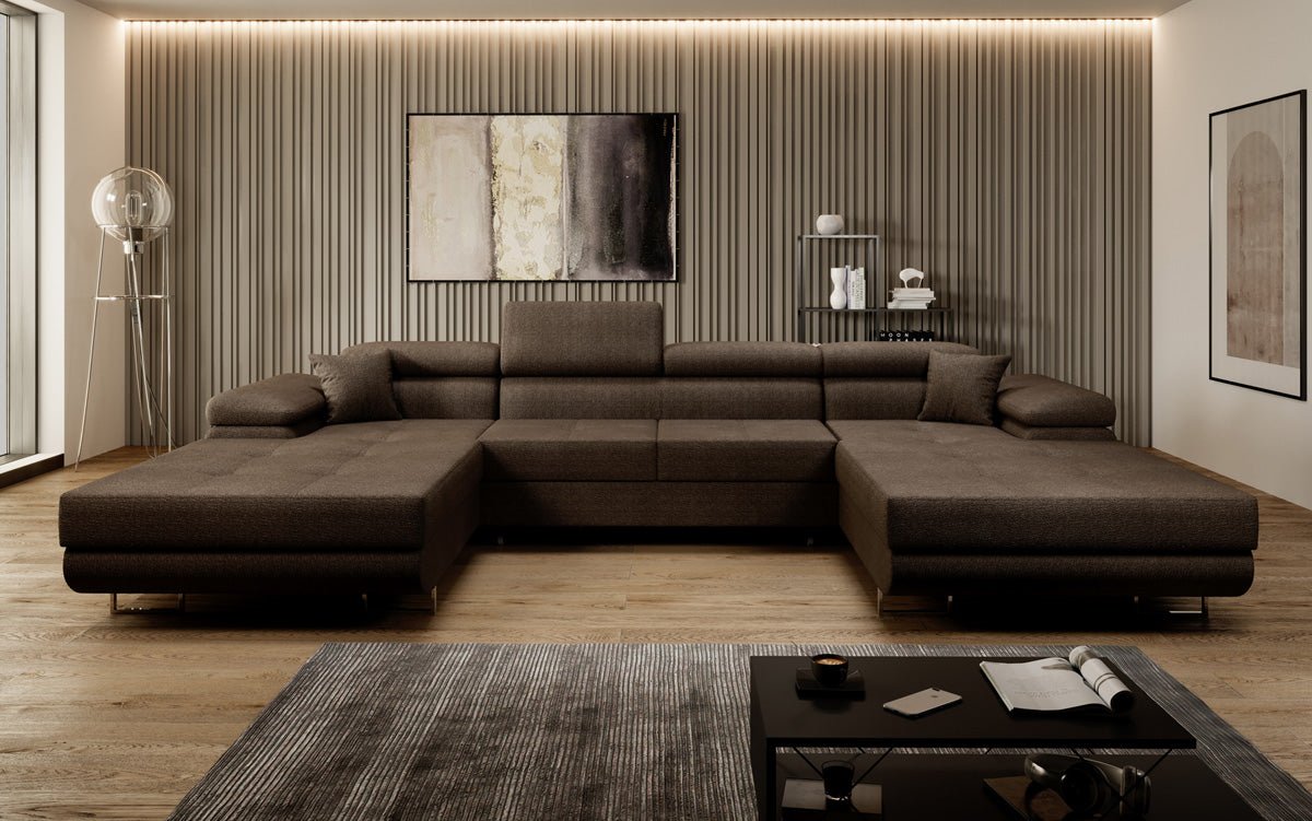 Luxuriöses Calvera U-Sofa: Verwandlungsfähig, Bequem, Stilvoll – Ideal für Ihr Wohnzimmer