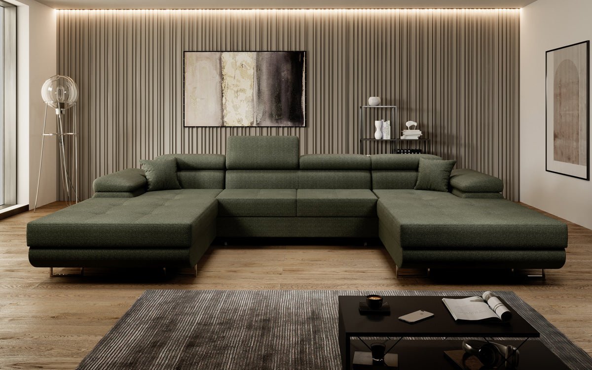 Luxuriöses Calvera U-Sofa: Verwandlungsfähig, Bequem, Stilvoll – Ideal für Ihr Wohnzimmer