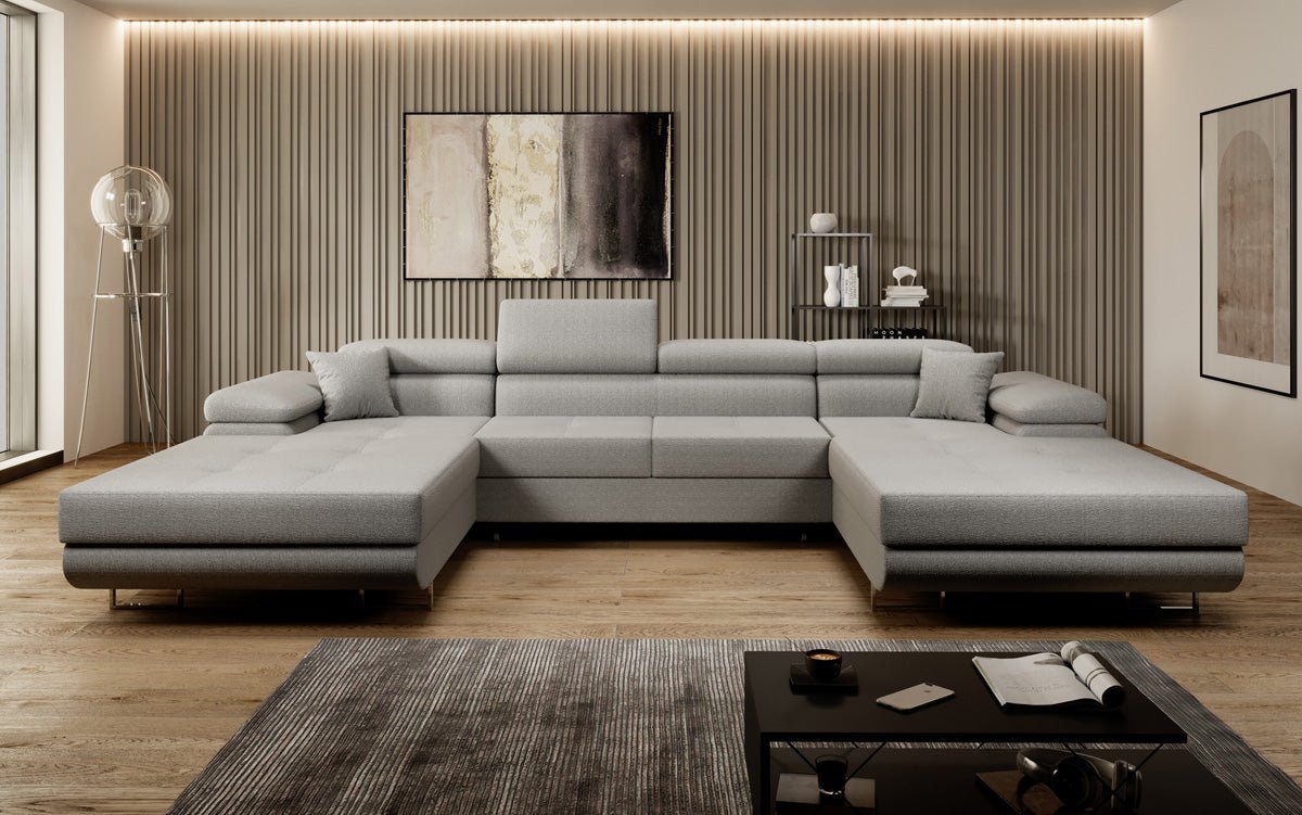 Luxuriöses Calvera U-Sofa: Verwandlungsfähig, Bequem, Stilvoll – Ideal für Ihr Wohnzimmer