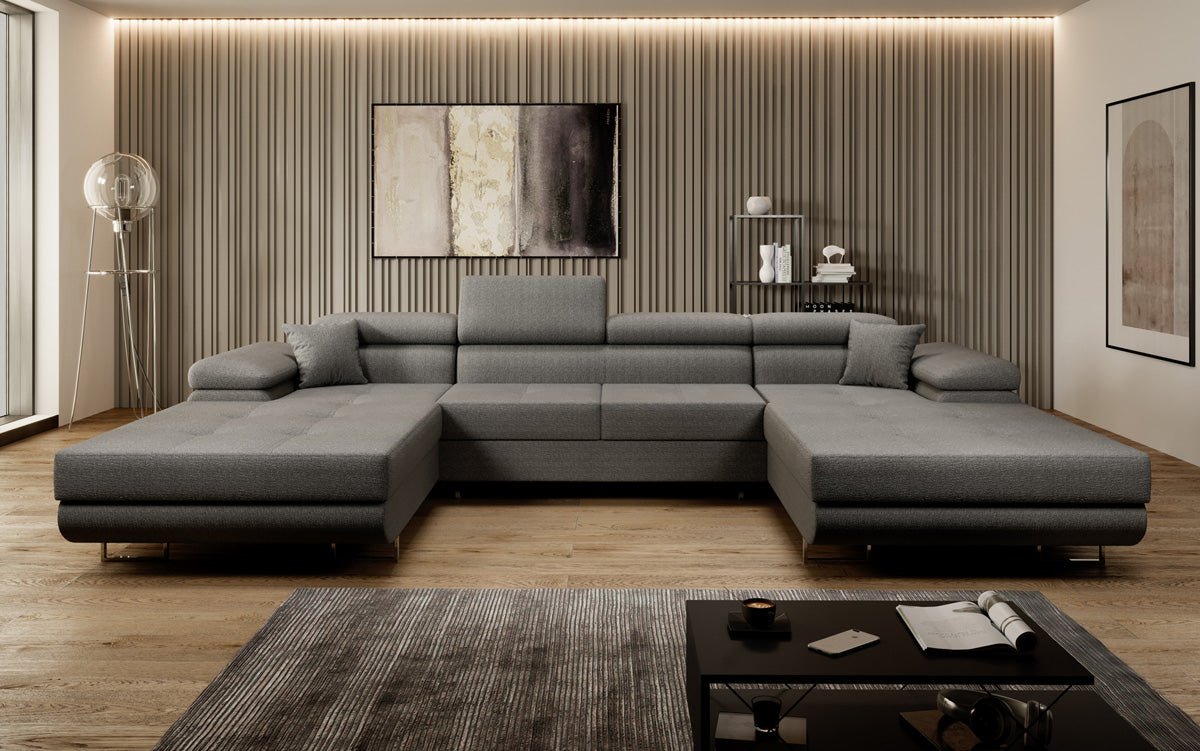 Luxuriöses Calvera U-Sofa: Verwandlungsfähig, Bequem, Stilvoll – Ideal für Ihr Wohnzimmer
