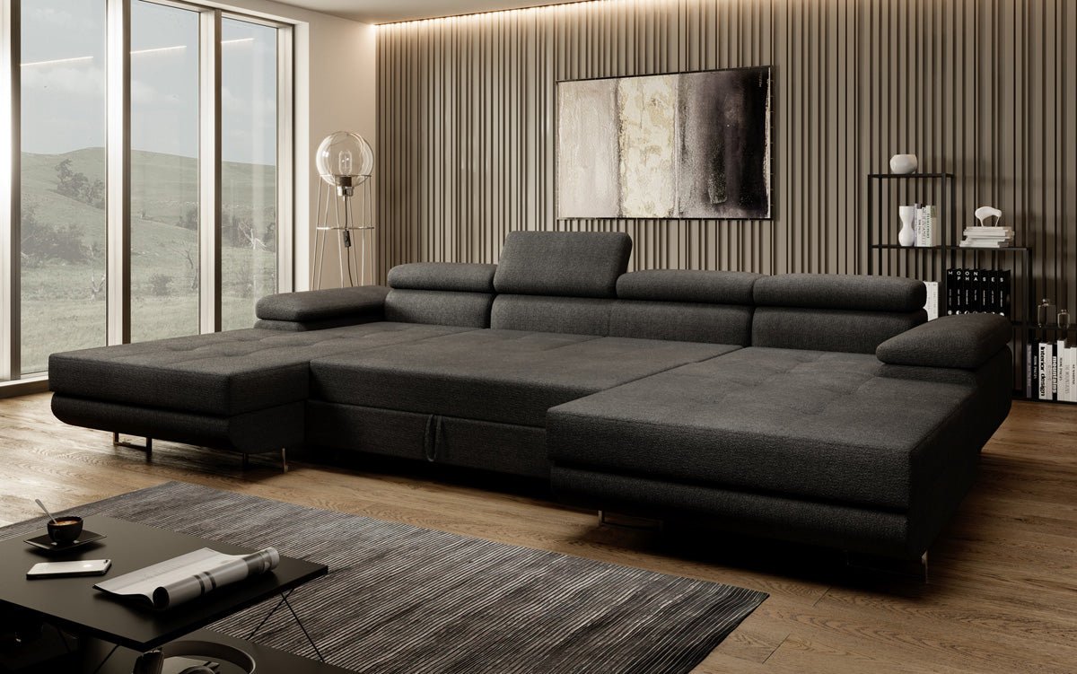 Luxuriöses Calvera U-Sofa: Verwandlungsfähig, Bequem, Stilvoll – Ideal für Ihr Wohnzimmer