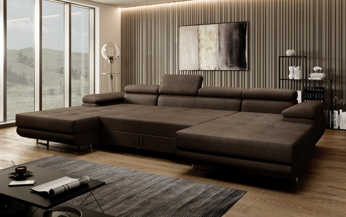 Luxuriöses Calvera U-Sofa: Verwandlungsfähig, Bequem, Stilvoll – Ideal für Ihr Wohnzimmer
