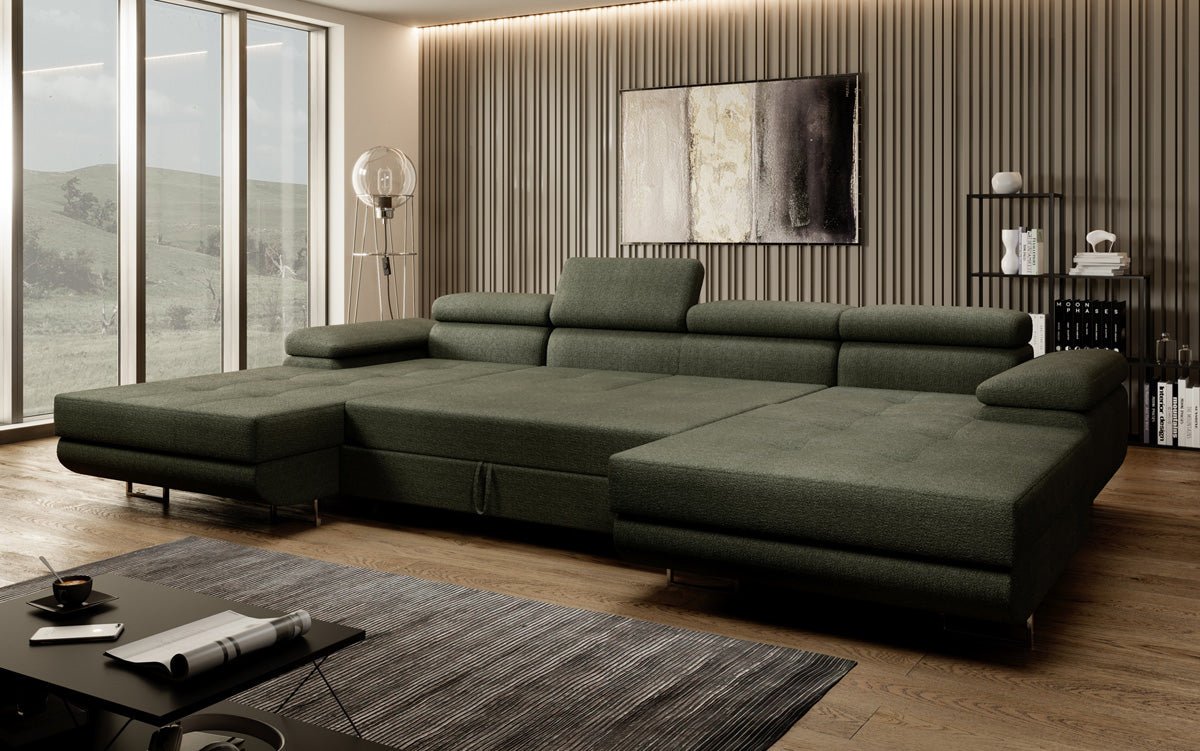 Luxuriöses Calvera U-Sofa: Verwandlungsfähig, Bequem, Stilvoll – Ideal für Ihr Wohnzimmer
