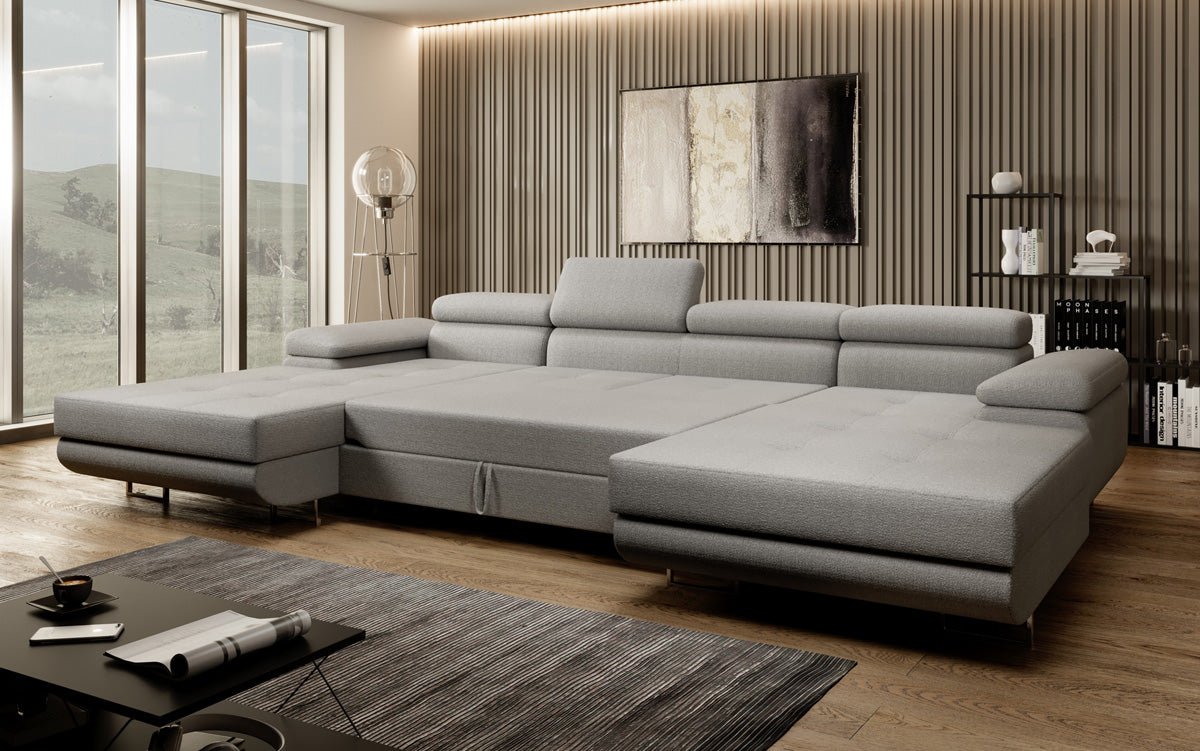 Luxuriöses Calvera U-Sofa: Verwandlungsfähig, Bequem, Stilvoll – Ideal für Ihr Wohnzimmer