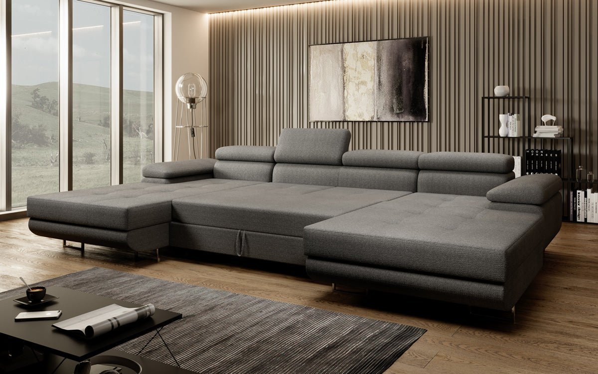 Luxuriöses Calvera U-Sofa: Verwandlungsfähig, Bequem, Stilvoll – Ideal für Ihr Wohnzimmer