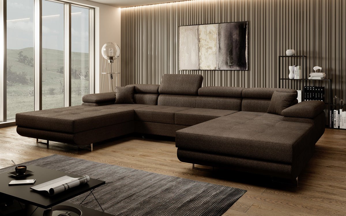 Luxuriöses Calvera U-Sofa: Verwandlungsfähig, Bequem, Stilvoll – Ideal für Ihr Wohnzimmer