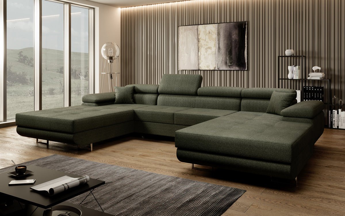 Luxuriöses Calvera U-Sofa: Verwandlungsfähig, Bequem, Stilvoll – Ideal für Ihr Wohnzimmer