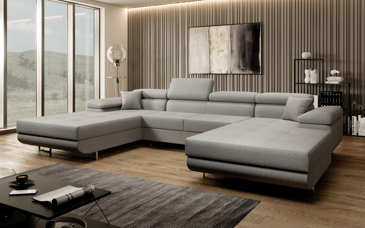 Luxuriöses Calvera U-Sofa: Verwandlungsfähig, Bequem, Stilvoll – Ideal für Ihr Wohnzimmer