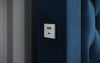 Luxuriöses Samt Polsterbett Ida mit RGB-Beleuchtung, USB-Anschluss und Stauraum