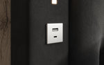 Lade das Bild in den Galerie-Viewer, Luxuriöses Designer-Polsterbett Relina: Samt, RGB-Beleuchtung, USB &amp; Geräumiger Stauraum
